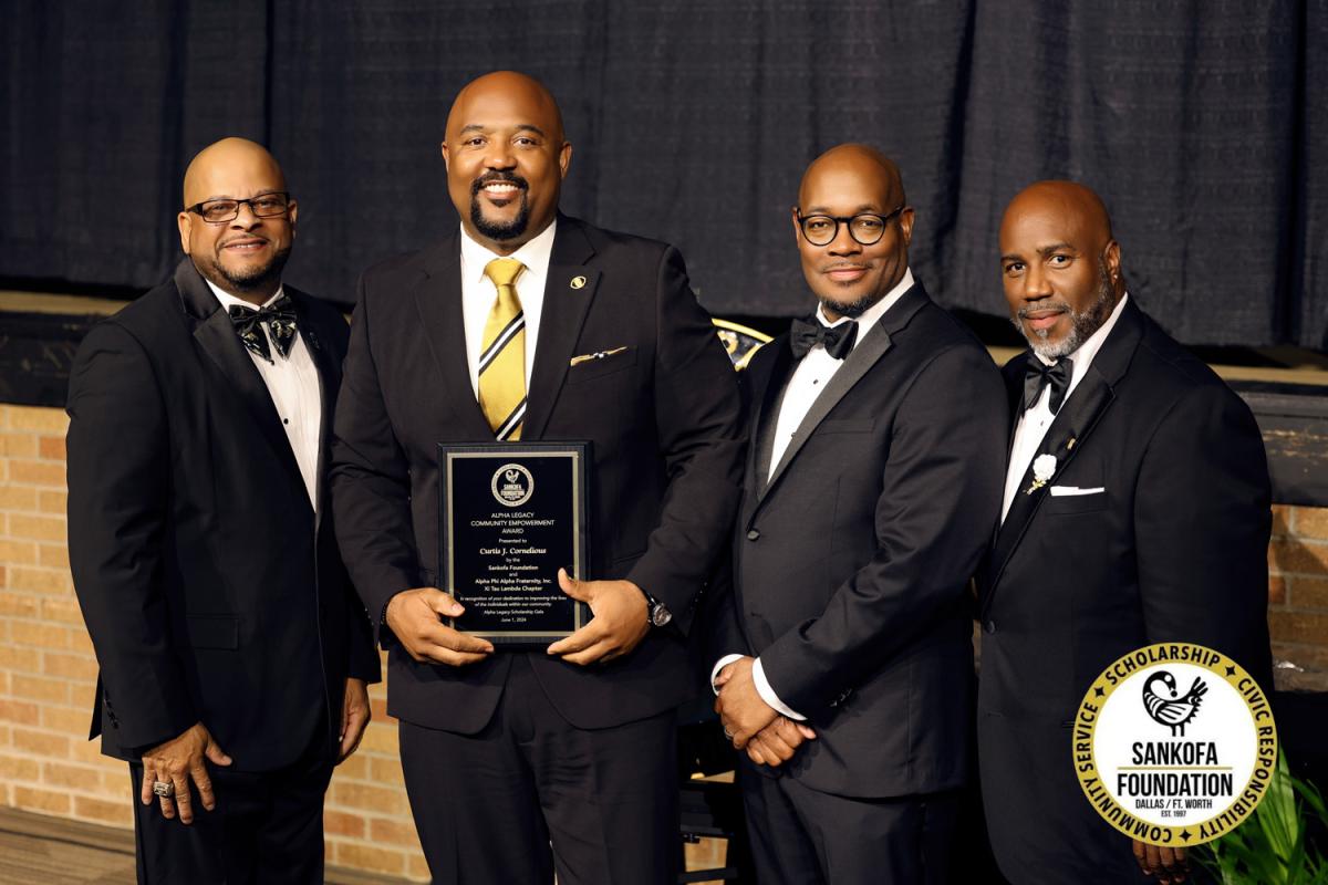 Alpha Legacy Community Empowerment Award presentation