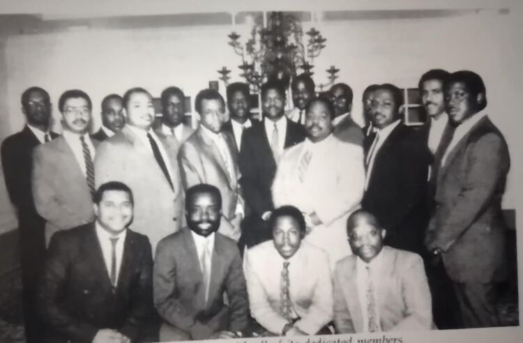 Xi Tau Lambda charter members group photo